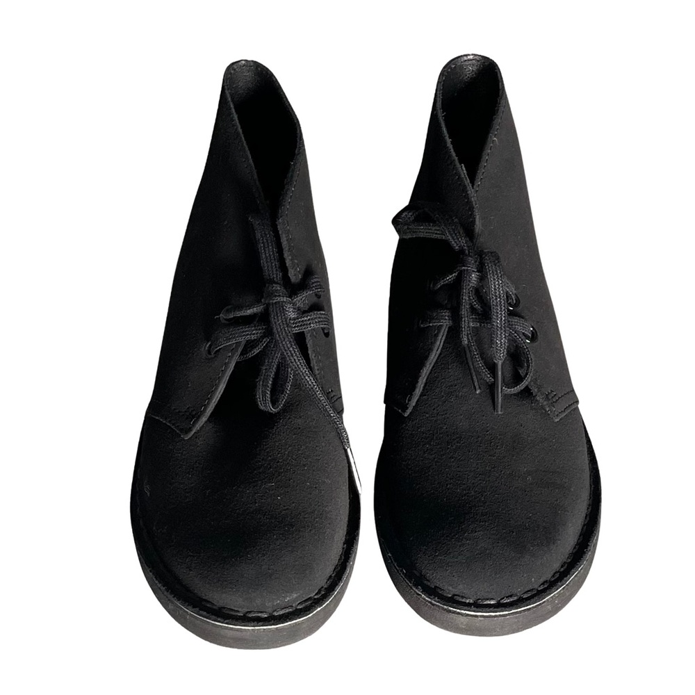 Clarks Black Desert Boots Black Suede Women's Size 7.5 NEW